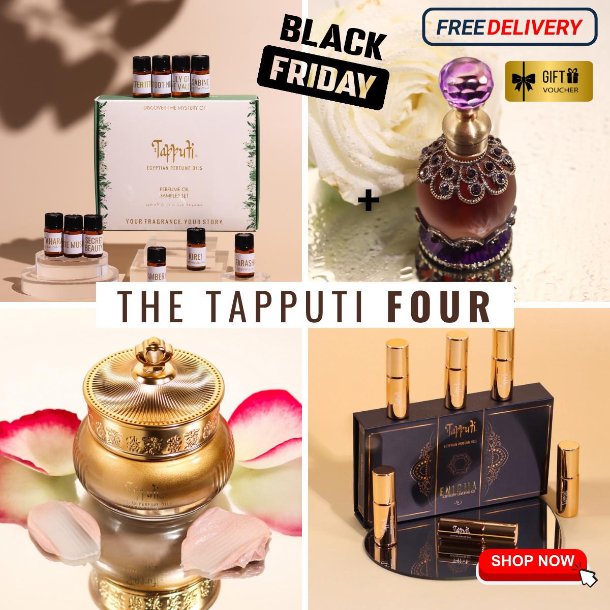 The Tapputi 4 Gift Set - The Ultimate Black Friday Bundle