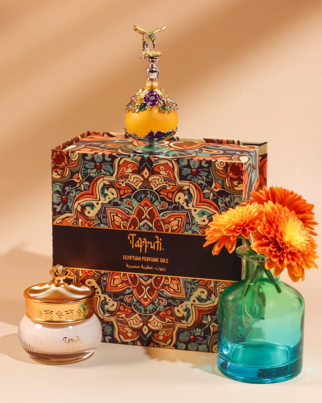 ZAHRI + NEFERTITI (Perfect Pair) Egyptian Perfume Cream & Oil