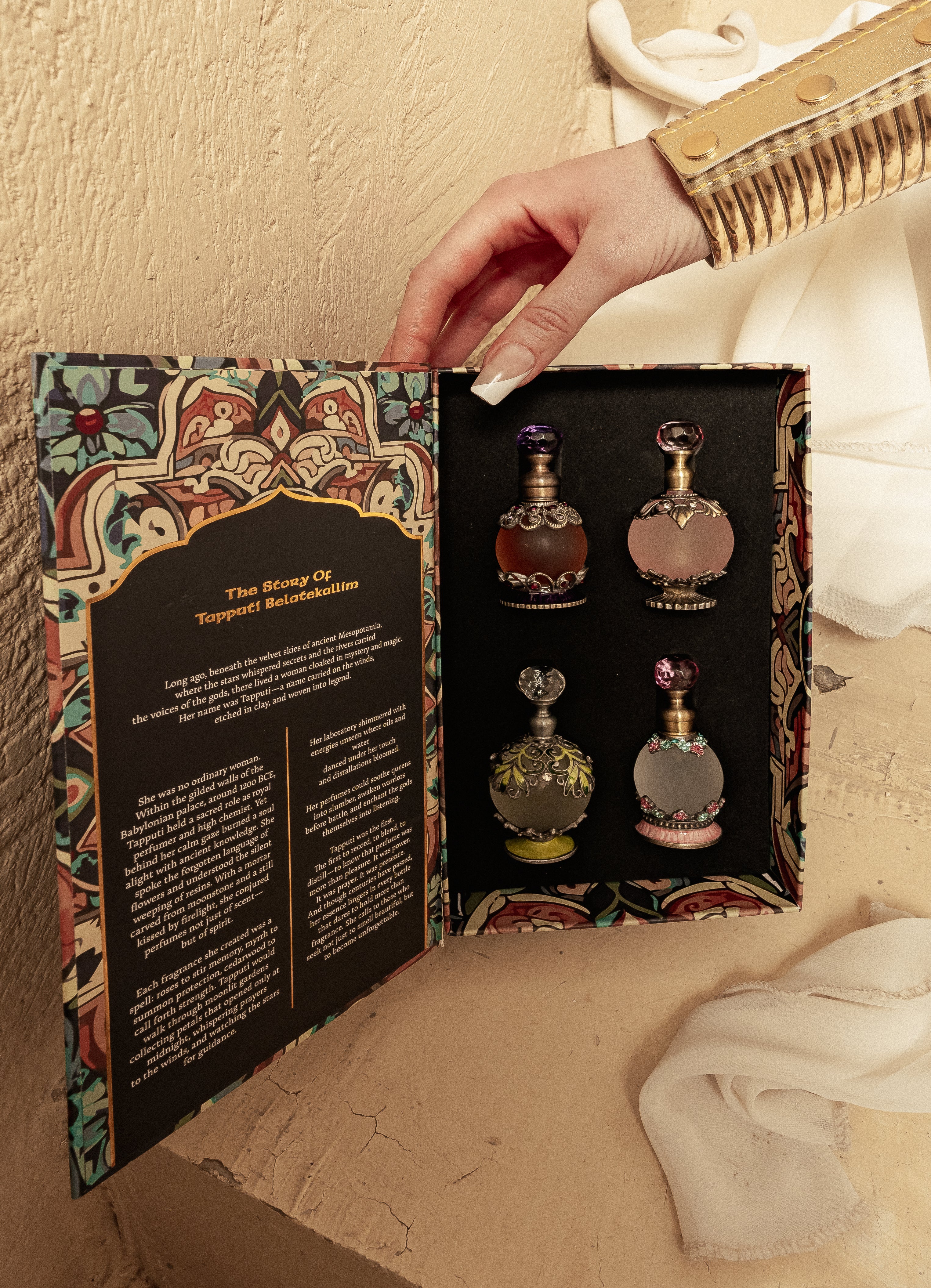 Nefertiti's Garden II Egyptian Perfume Oils Gift Box