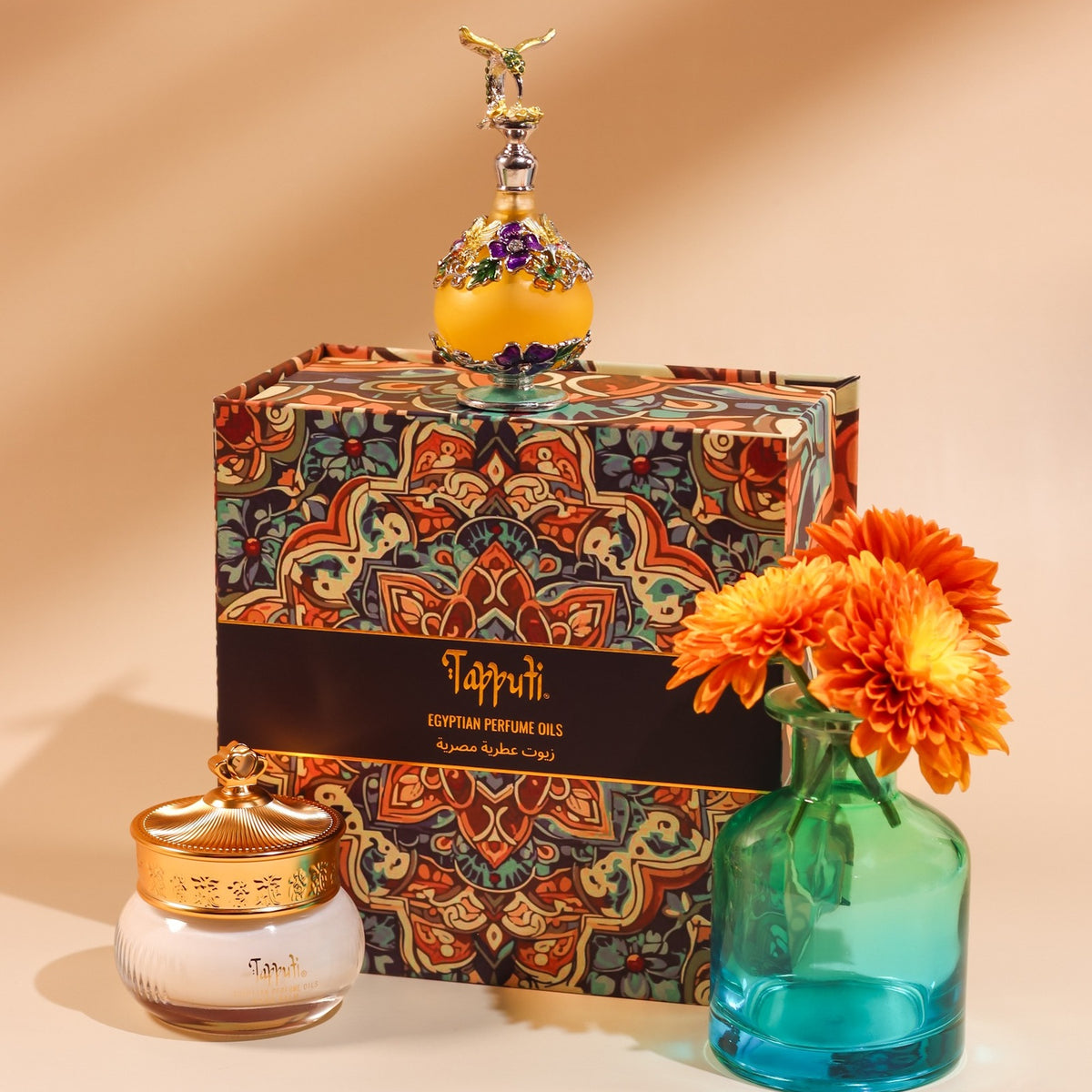 ZAHRI + NEFERTITI (Perfect Pair) Egyptian Perfume Cream & Oil