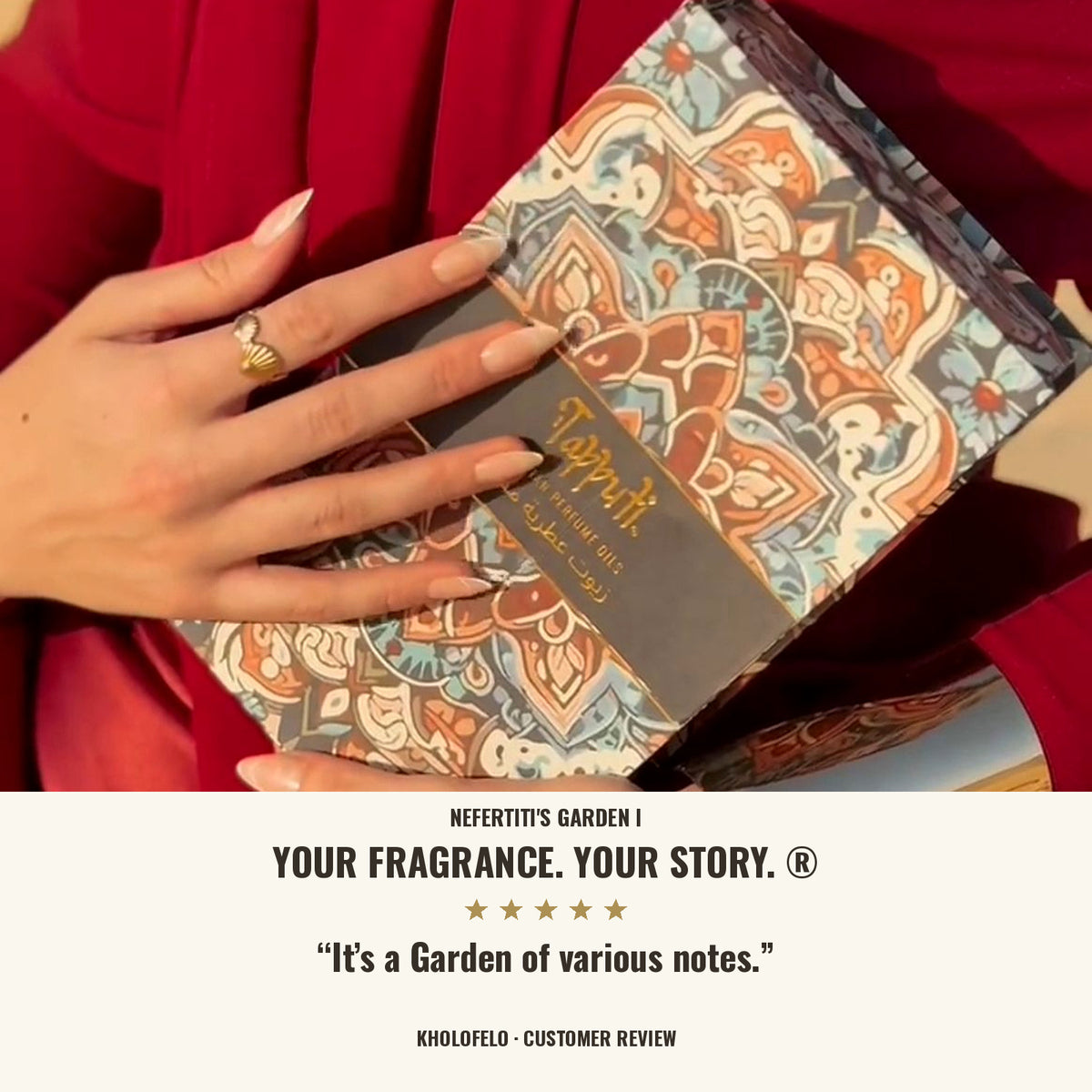 Nefertiti's Garden I Egyptian Perfume Oils Gift Box