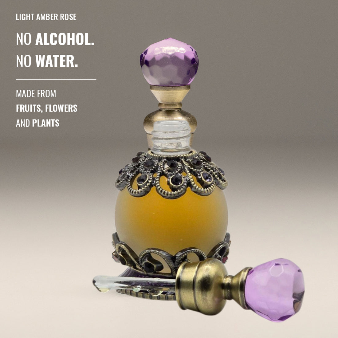 Light Amber Rose Egyptian Perfume Oil