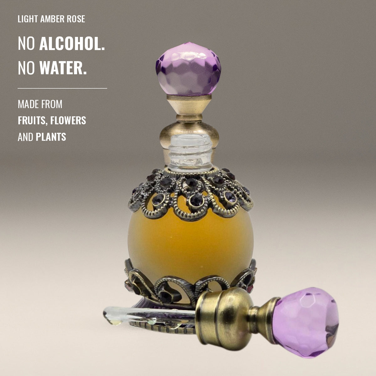 Light Amber Rose Egyptian Perfume Oil