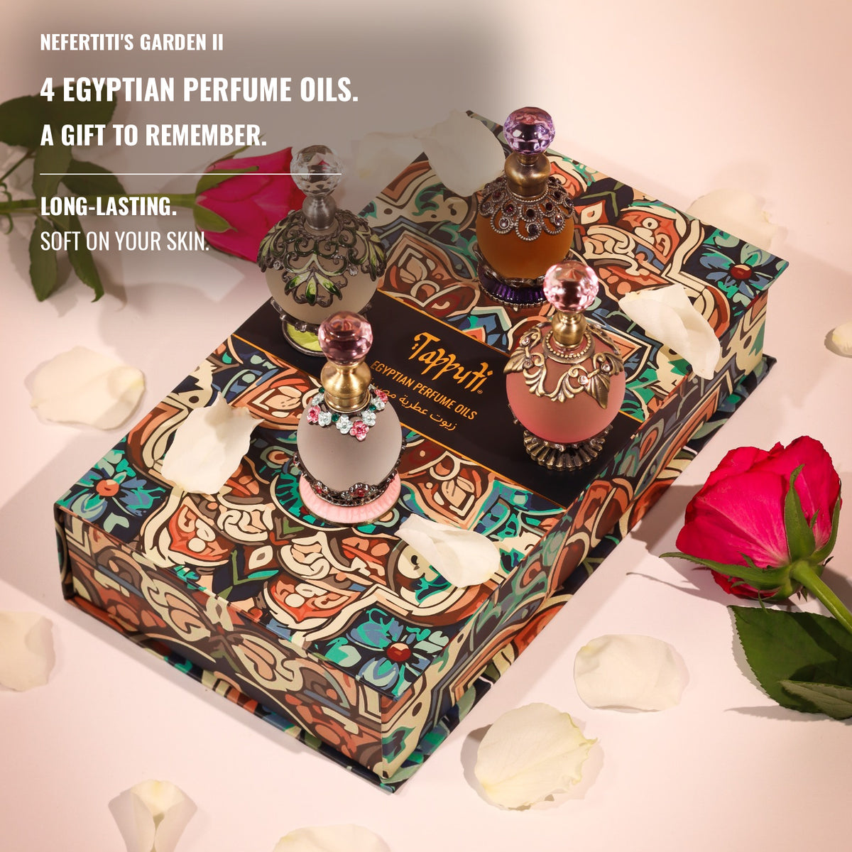 Nefertiti's Garden II Egyptian Perfume Oils Gift Box
