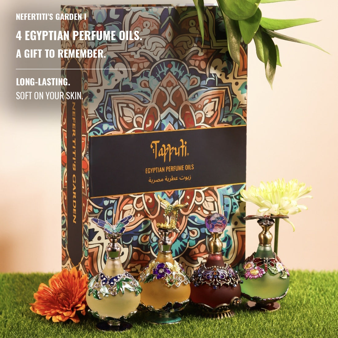 Nefertiti's Garden I Egyptian Perfume Oils Gift Box
