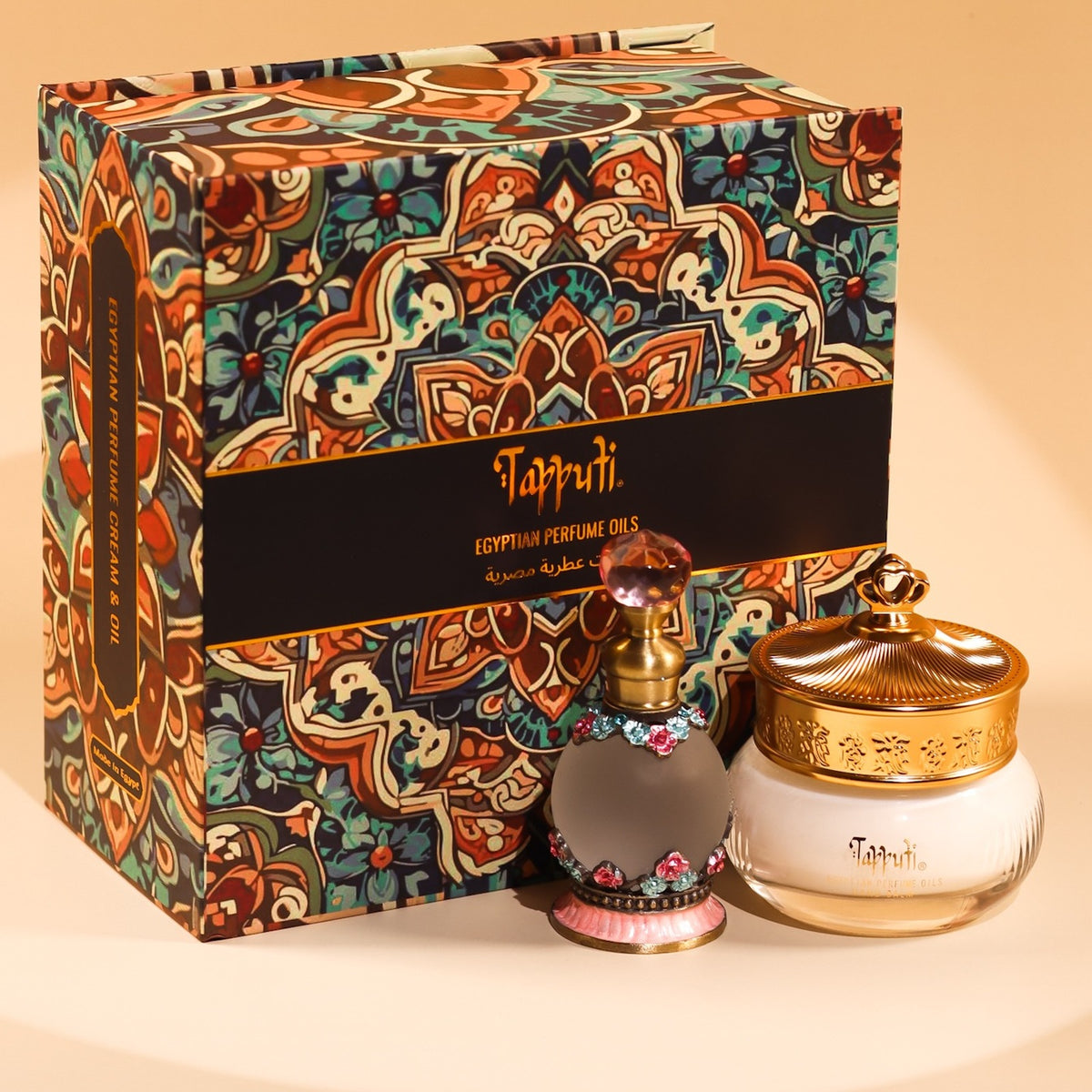 Arabian Rose + Egyptian Rose (Perfect Pair) Egyptian Perfume Cream & Oil