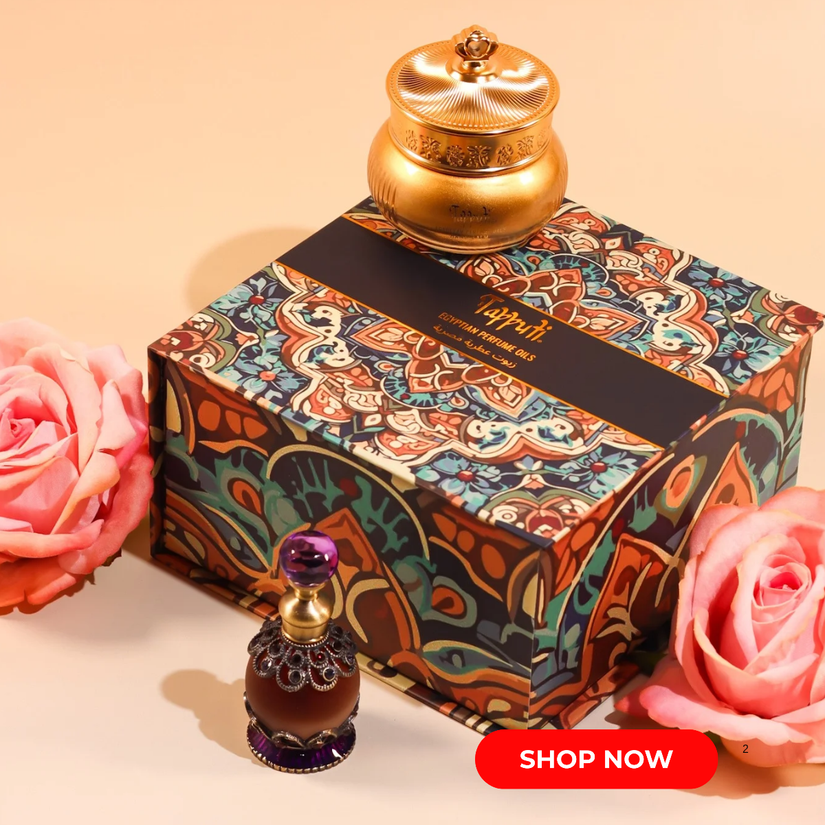 Amber Rose Perfume Cream + AMBER ROSE Perfume Oil (Perfect Pair)