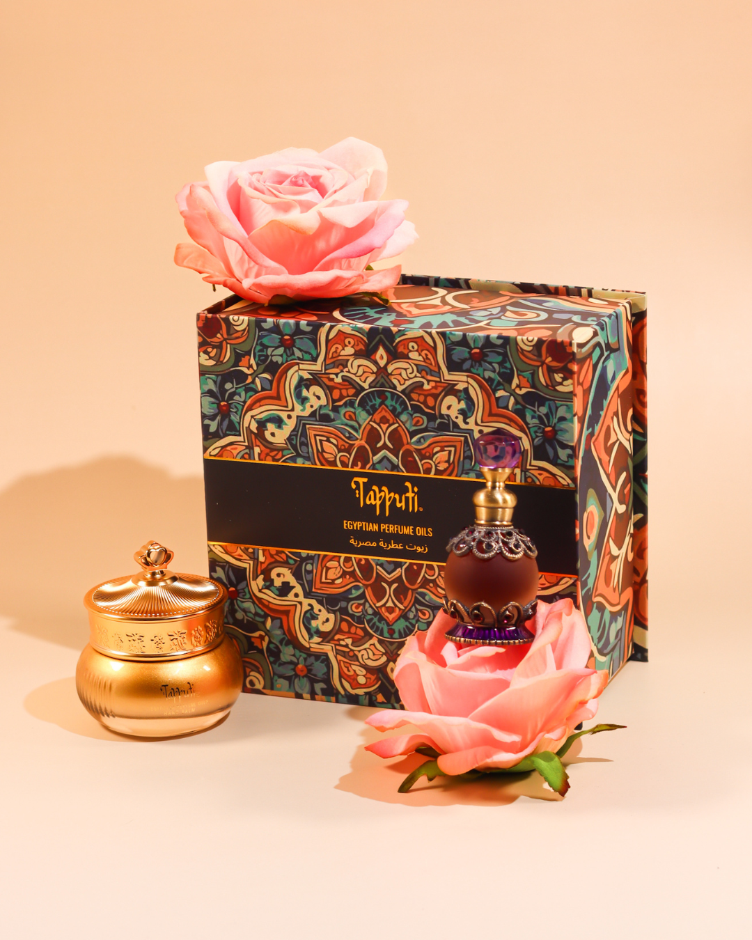 Light Amber Rose (Perfect Pair) Egyptian Perfume Cream & Oil