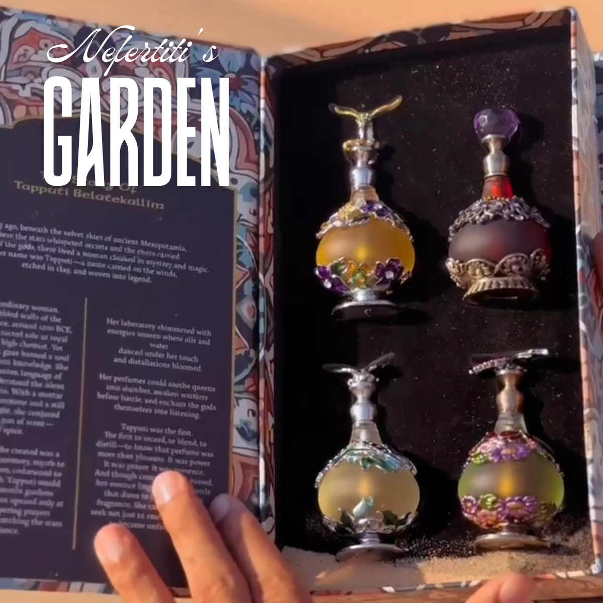 Nefertiti's Garden Perfume Oil Gift Set