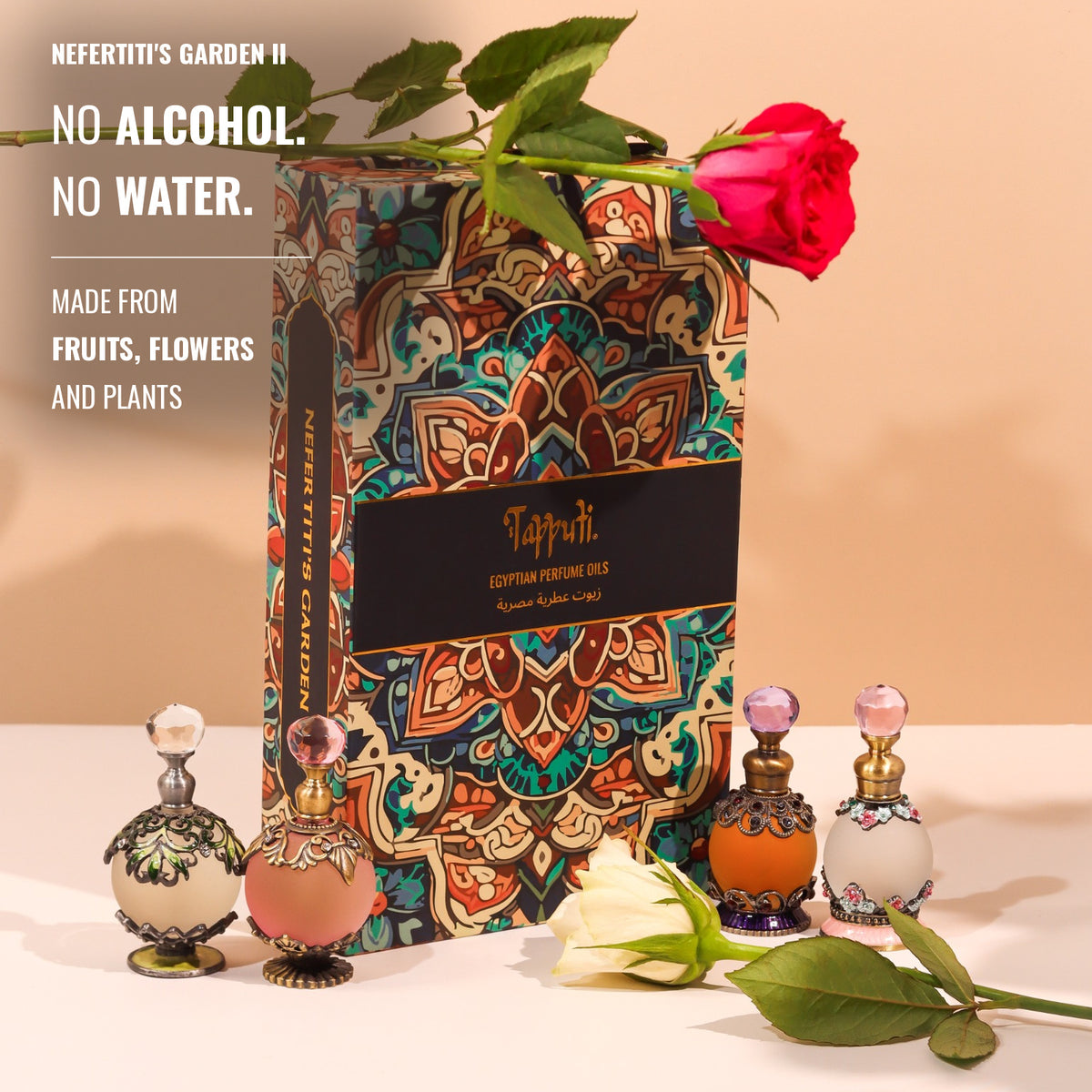 Nefertiti's Garden II Egyptian Perfume Oils Gift Box