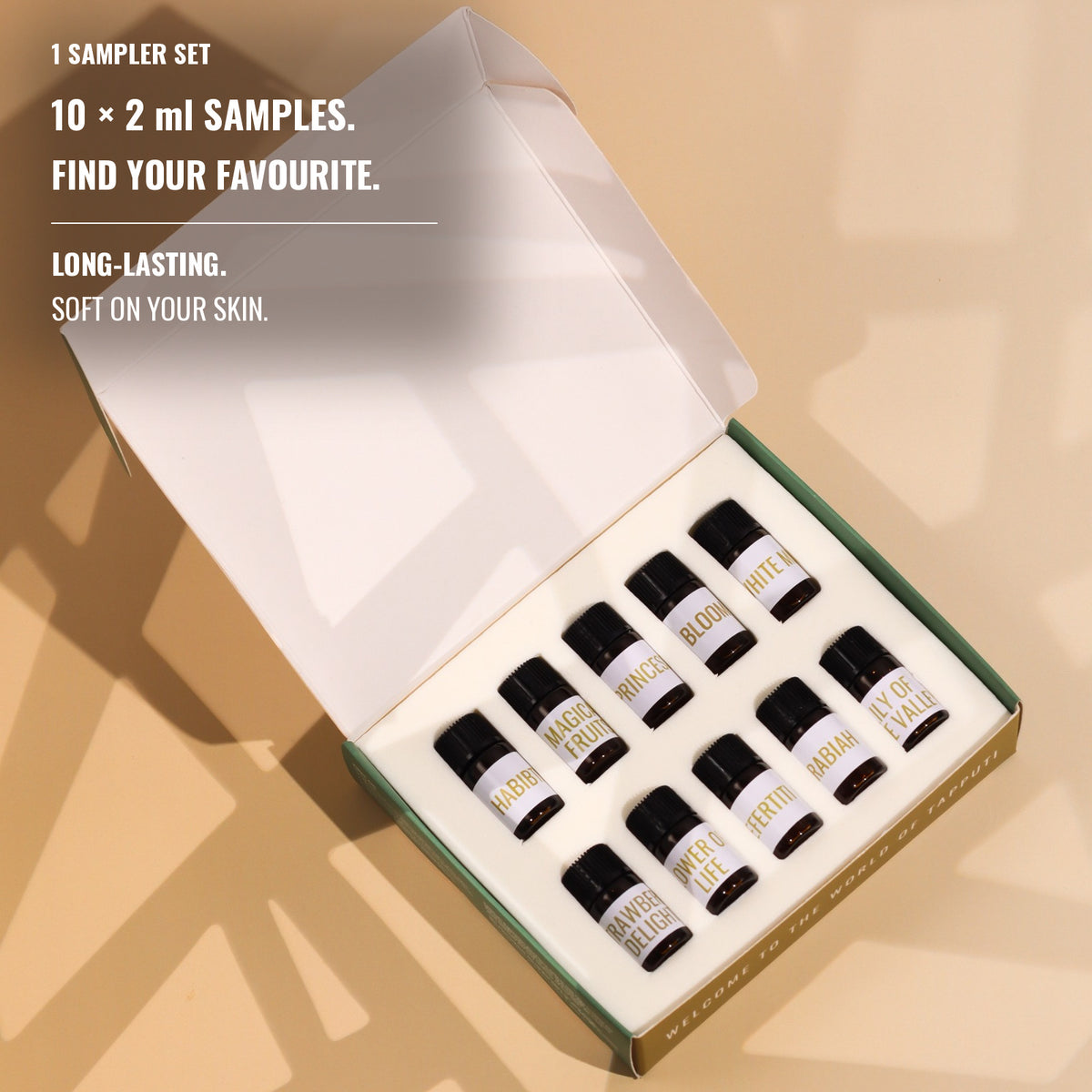 Test 10 x 2ml Egyptian Perfume Oils
