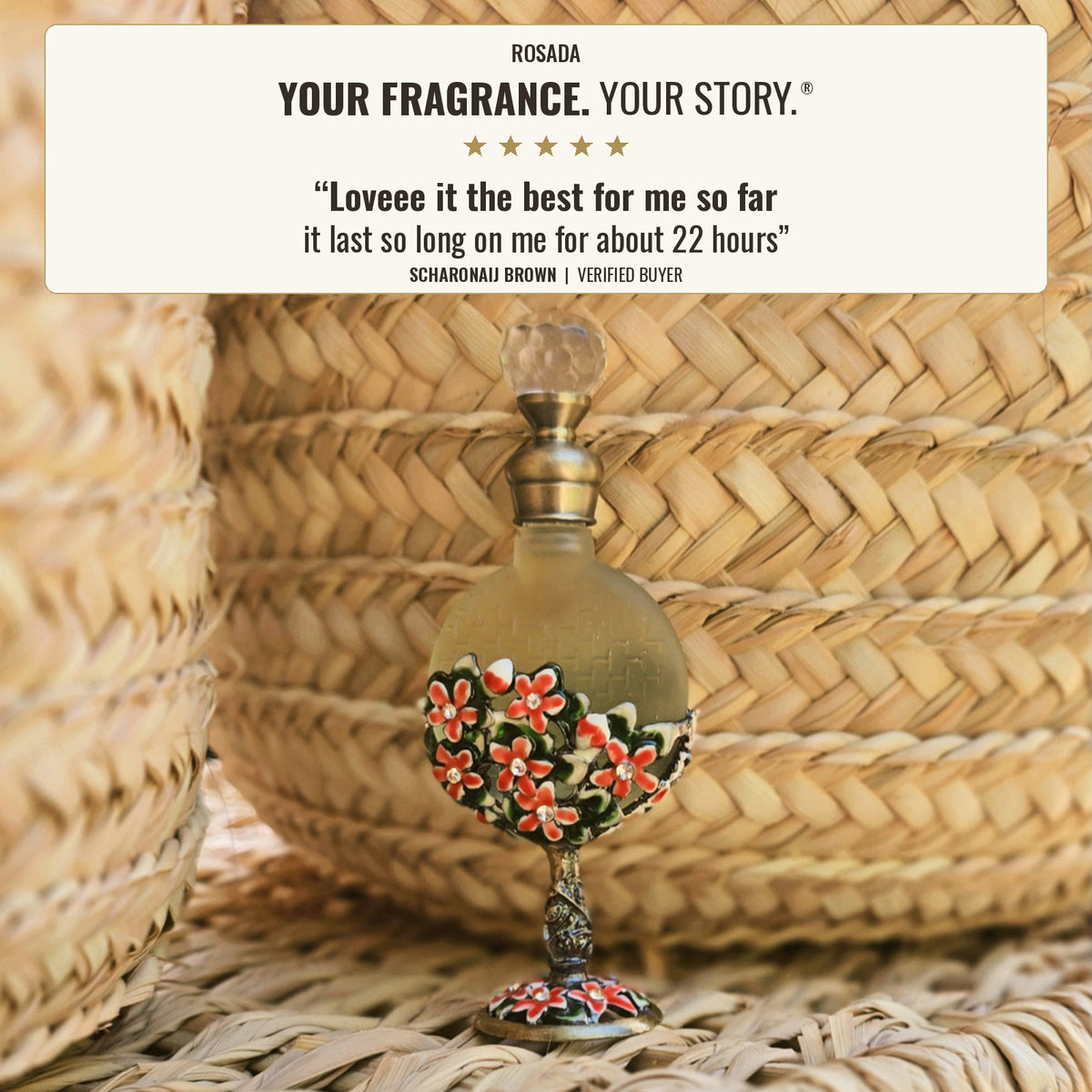 Rosada (Rose Vanilla) Egyptian Perfume Oil
